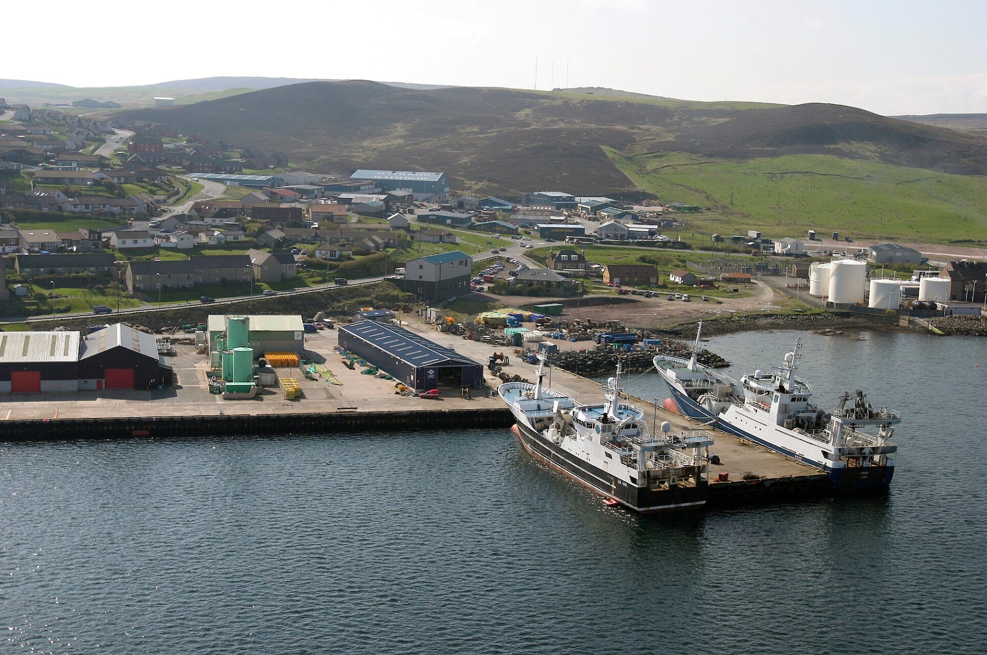 Holmsgarth Jetty before extension.