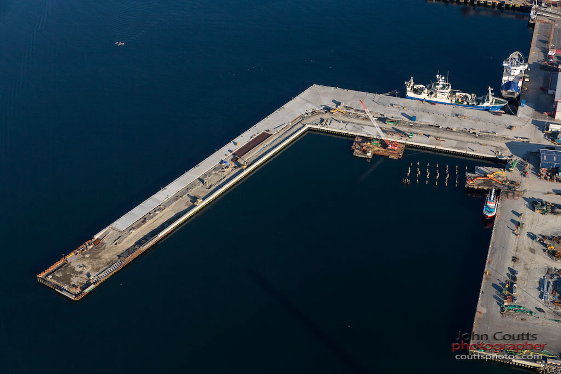 Mair's Pier under construction