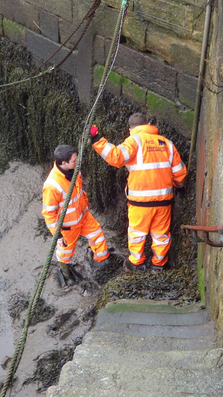 Surveying while the tide is out