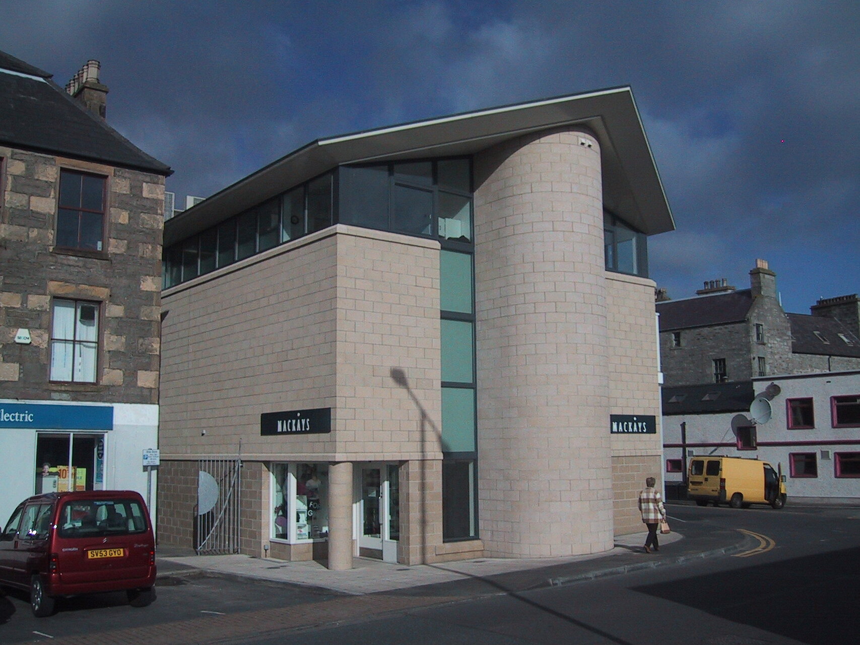 Structural design for new retail premises converted from an old building.