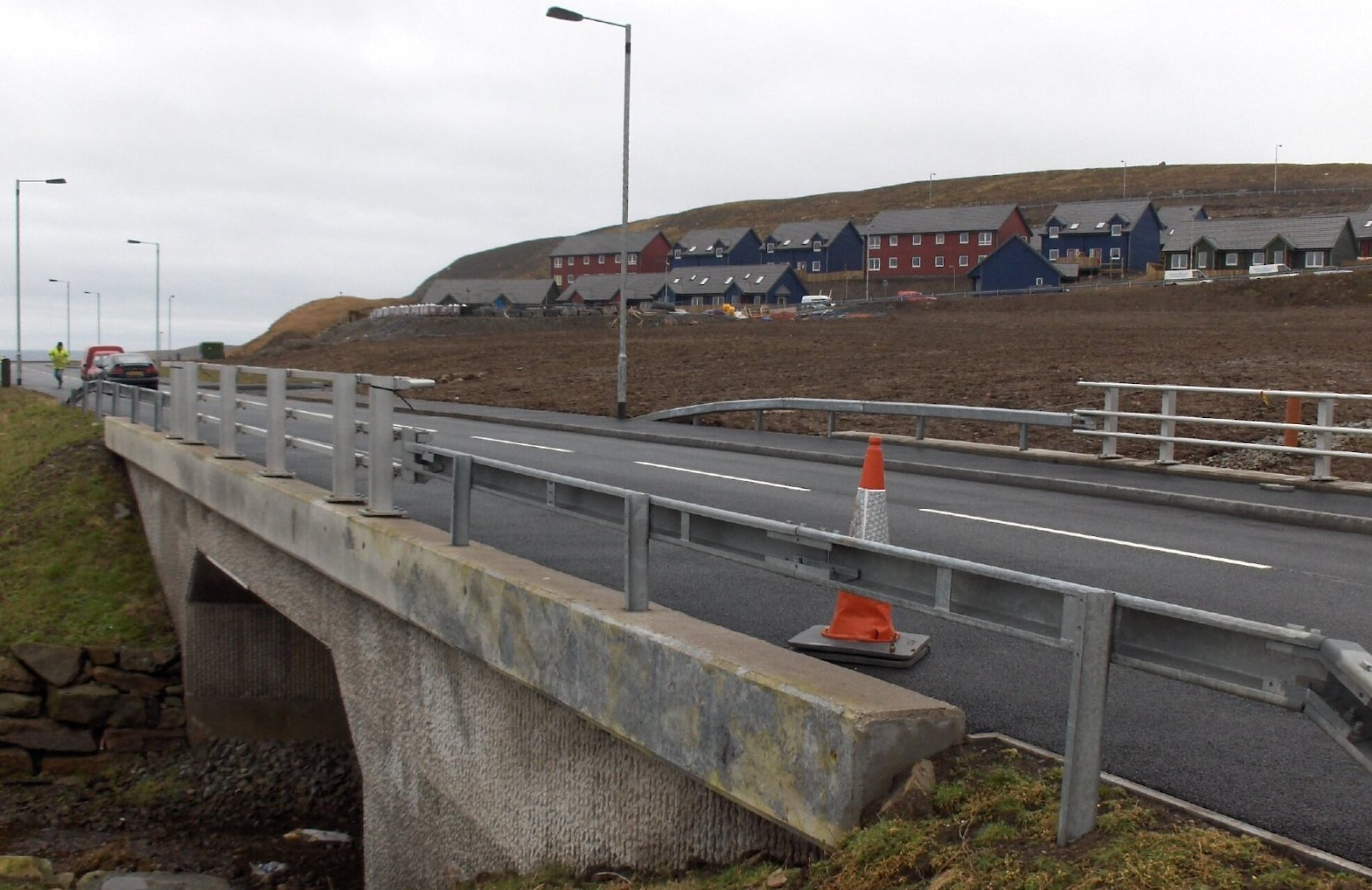 Bridge at Quoys Housing Development, Lerwick