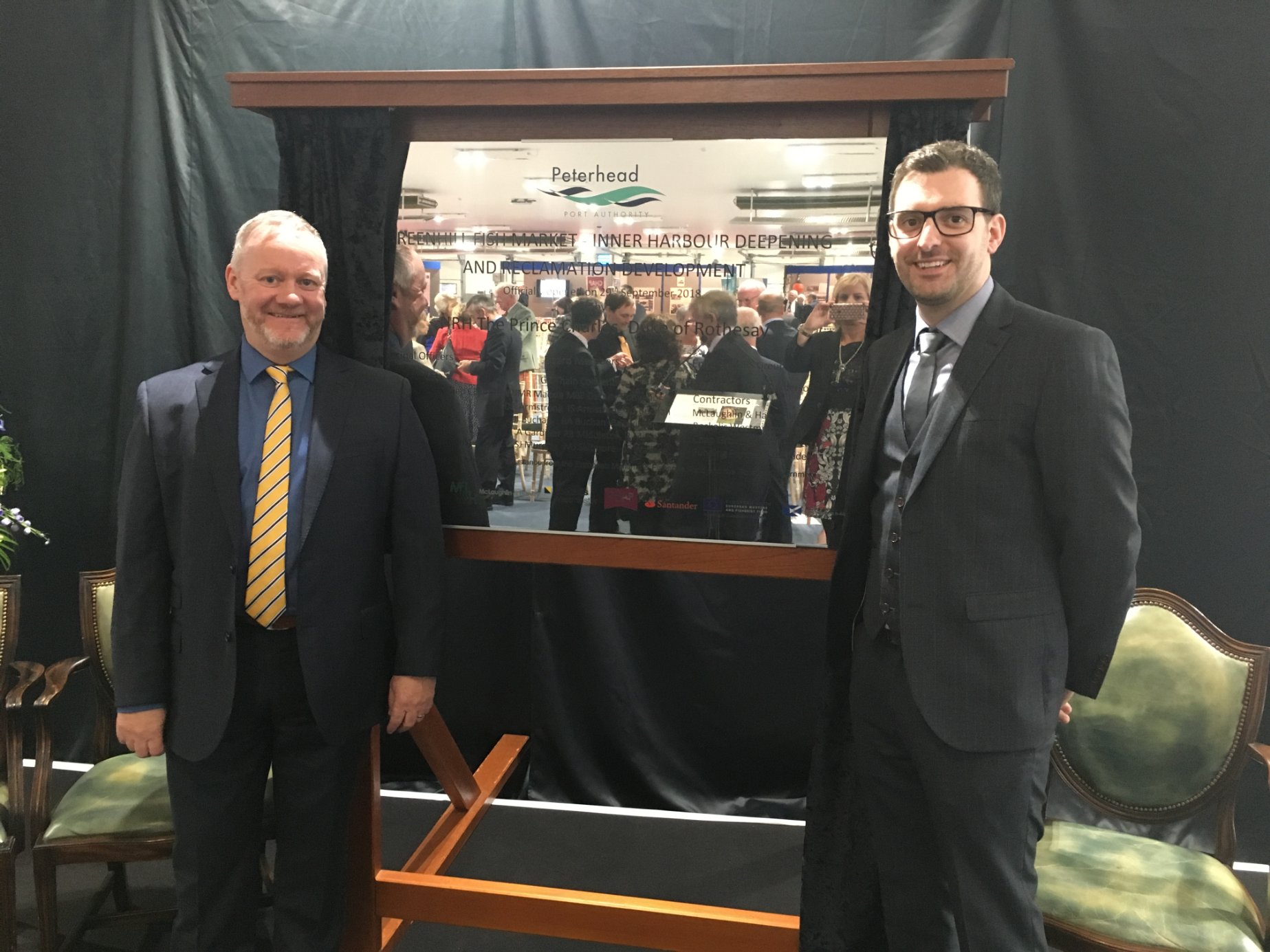Peterhead Fish Market Opening Arch Henderson