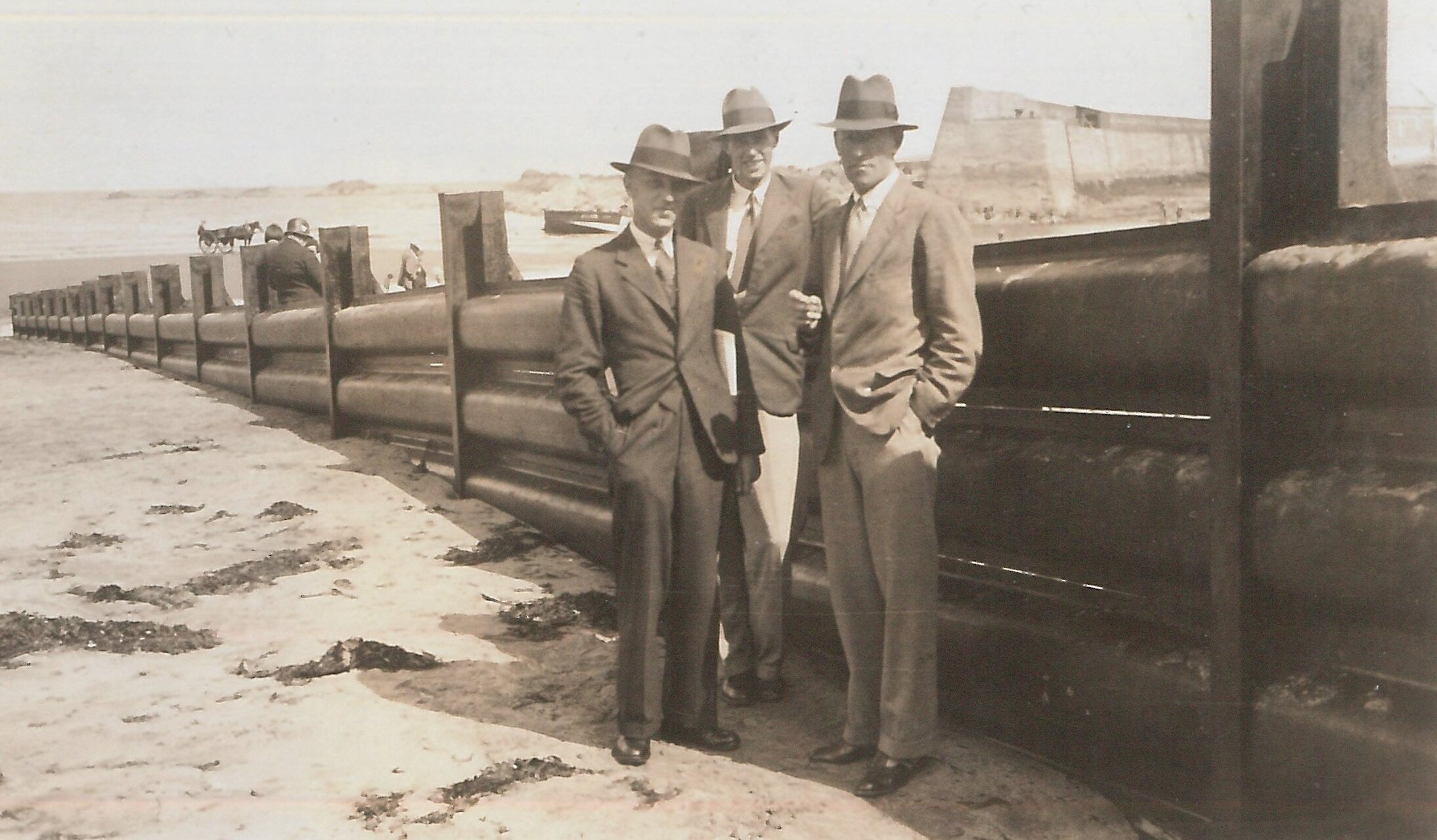 Site visit to Eyemouth, 1933