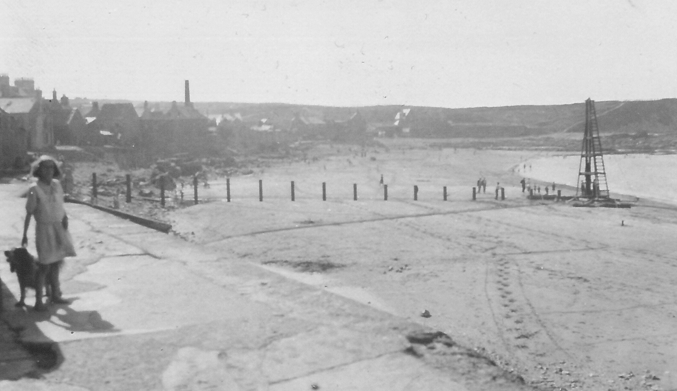 Eyemouth, coastal protection works, 1933