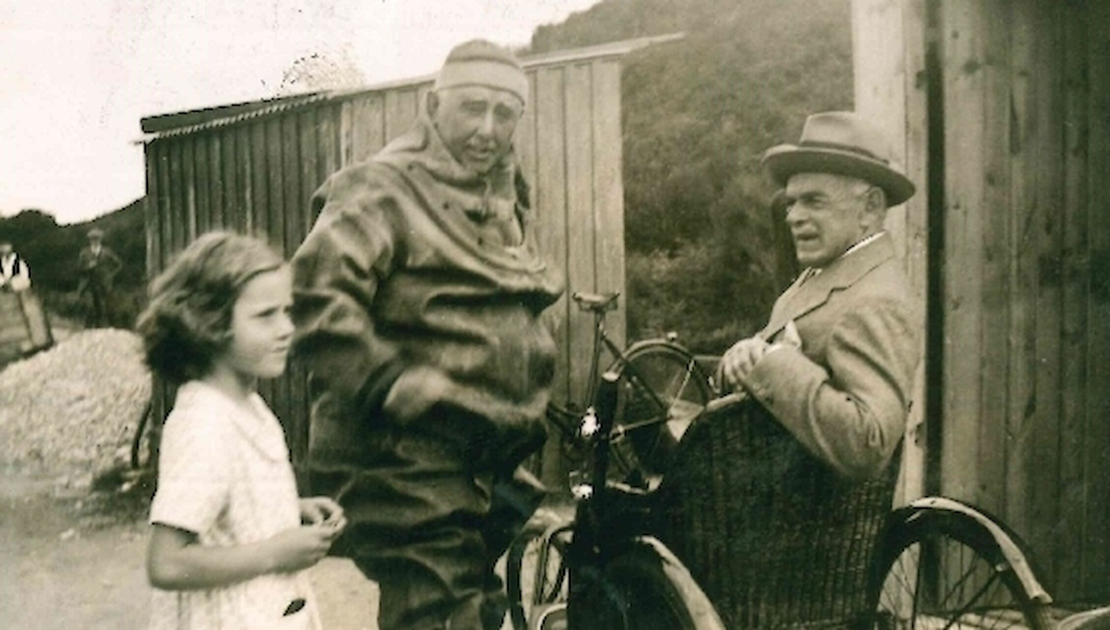 Diver taking a break at Fochabers - 1933