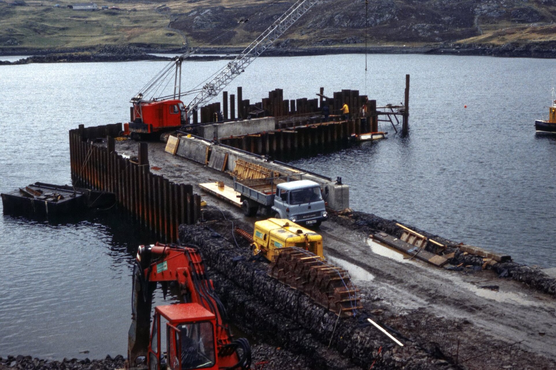 West Burrafirth Pier, Shetland, 1985