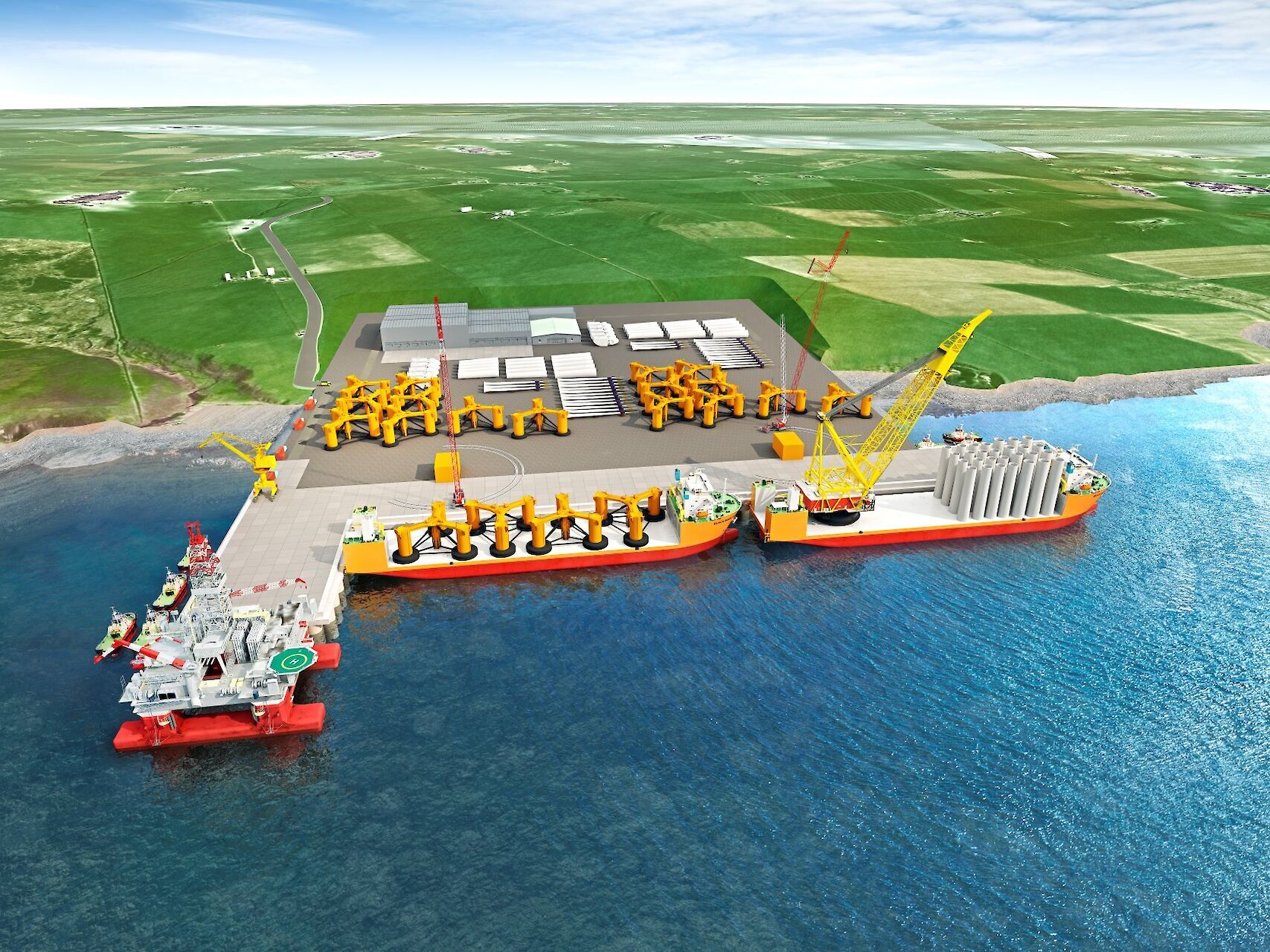 Proposed Scapa Deep Water Quay (image courtesy of OIC)